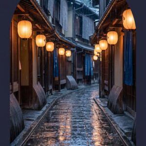 Lanterns in the Rain